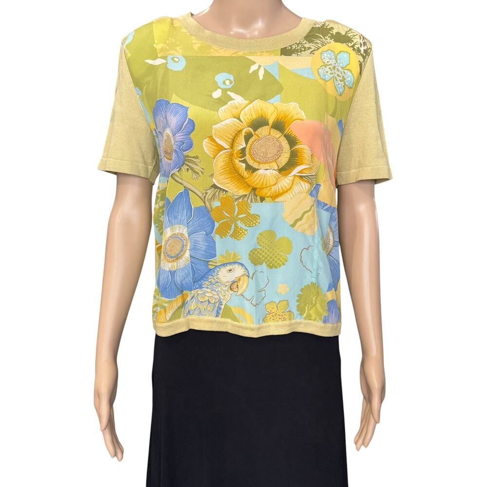 Ferragamo Silk Short Sleeve Shirt